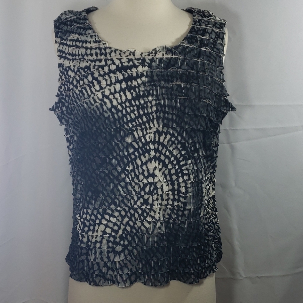 R & K Originals Sleeveless Petite Blouse